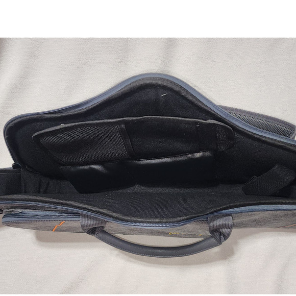 alto saxophone case gig bag 2-1 carrying bag with flute pocket - Picture 7 of 12